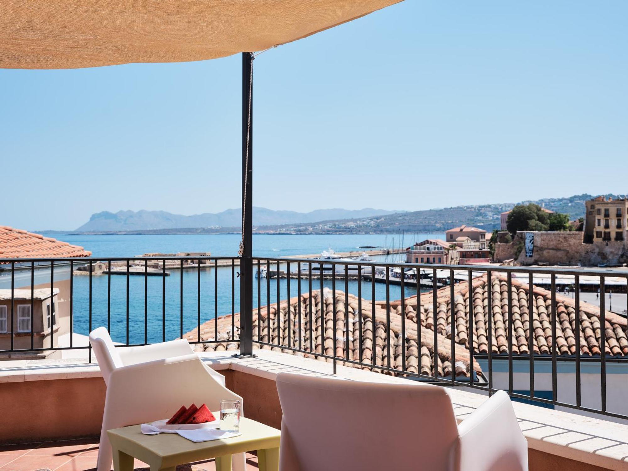 Casa Delfino Hotel & Spa Chrissi Akti Chania Exterior foto