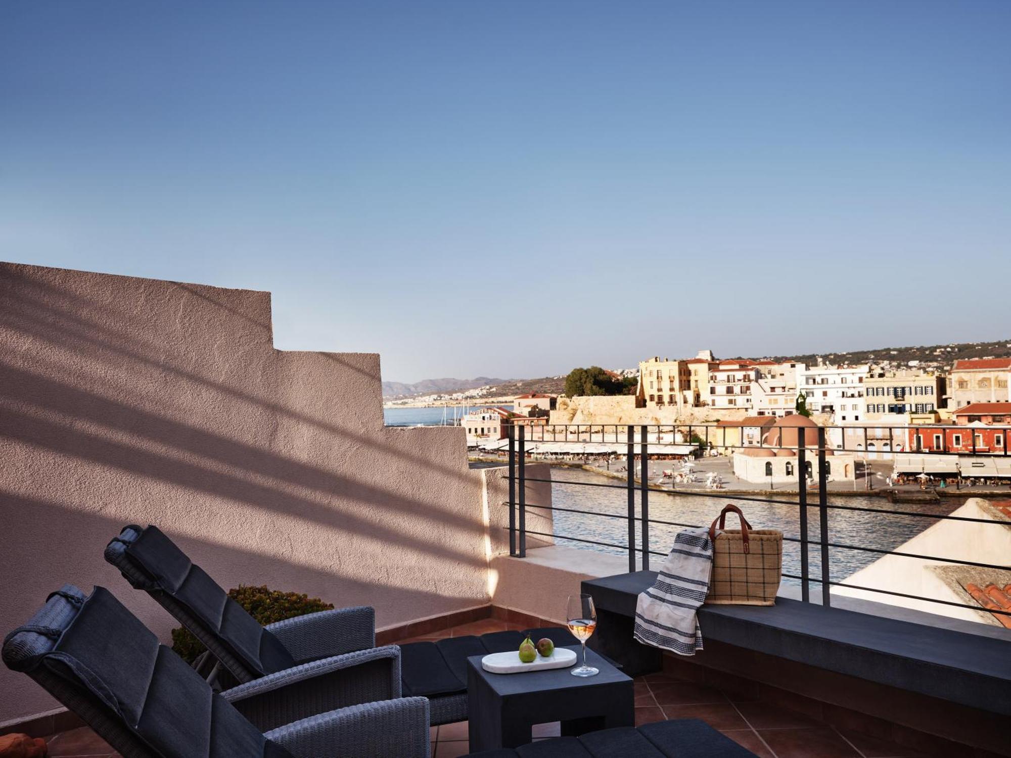 Casa Delfino Hotel & Spa Chrissi Akti Chania Exterior foto