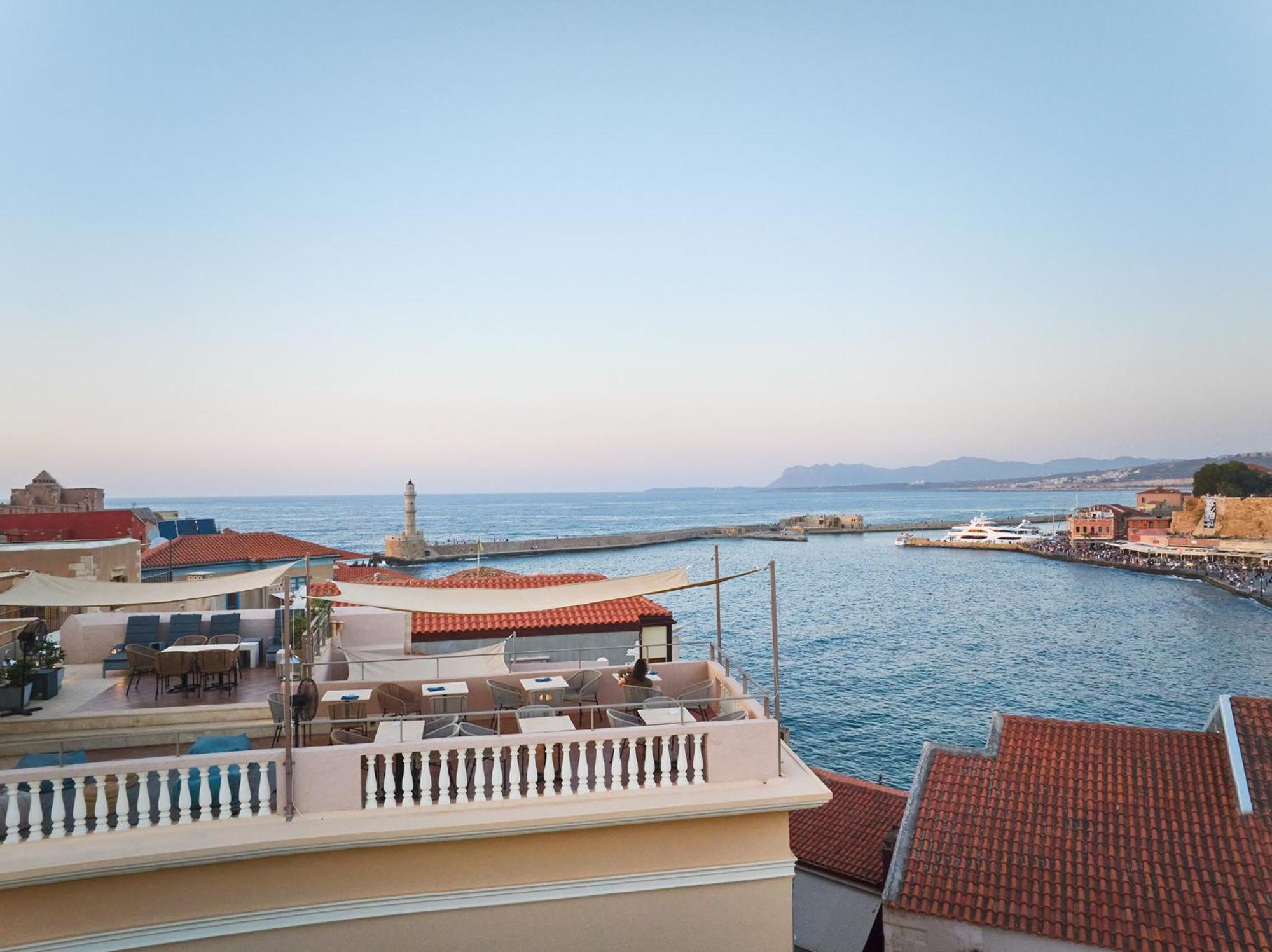 Casa Delfino Hotel & Spa Chrissi Akti Chania Exterior foto